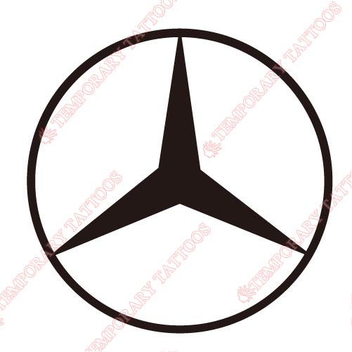 Mercedes Benz_1 Customize Temporary Tattoos Stickers NO.2068